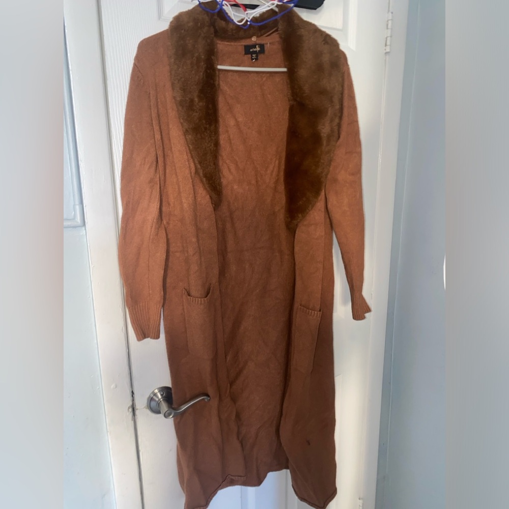 Large and long sweater